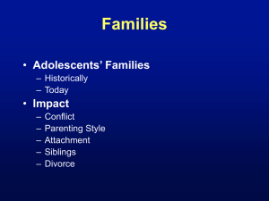 Adolescents' Families