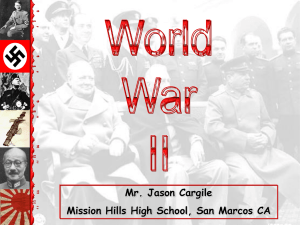 World War II - San Marcos Unified School District