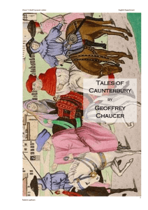 Canterbury Tales (Text)