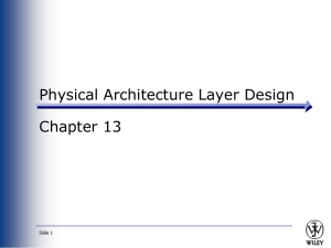 Chpt 13 - Physical Architecture Layer Design