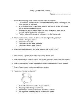 Human Biology and Health Worksheets