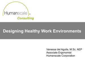 Designing Healthy Work Environments