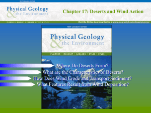 Chapter 17: Deserts and Wind Action