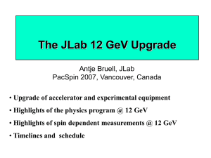 The JLab 12 GeV Upgrade