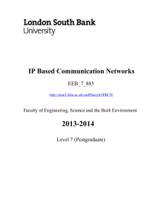 IP Based Communication Networks Module Guide