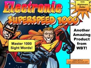 Electronic SuperSpeed 1000 - mrspilver