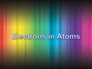 The electron! Speed and energy notes