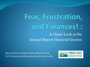 Fear Frustration and Finances – Annual Report Powerpoint Tutorial