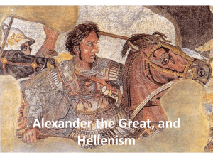 Alexander the Great and Hellenism