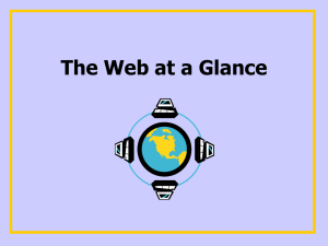 The Web at a Glance - PAMS-PIERCE