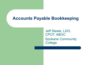 Accounts Payable Bookkeeping
