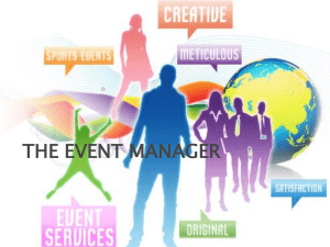 THE EVENT MANAGER