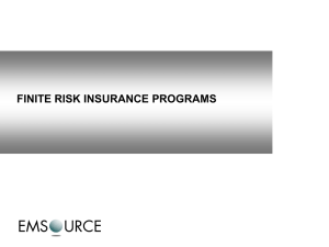 What is Finite Risk Insurance?