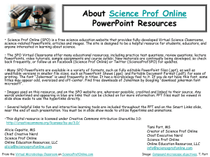 PPT only - Science Prof Online