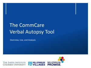 The CommCare Verbal Autopsy Tool (.ppt)