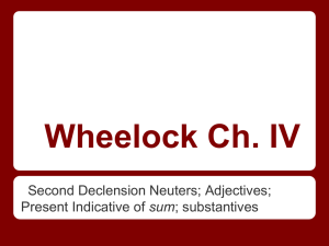 Wheelock Ch. IV - Mr. Hudec and His Latin Stuff