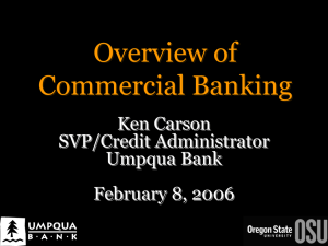 Overview of Commercial Lending