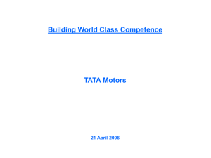 Towards building World Class Competencies 2. Supply Chain