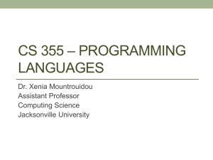 CS 170 * Intro to Programming for Scientists and