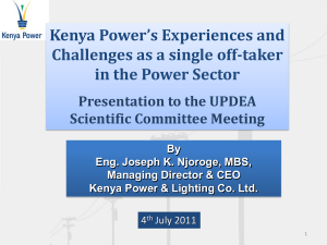 Kenya Power UPDEA me..