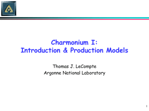 Charmonium I