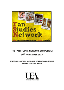 Fan Studies Network Symposium 2013