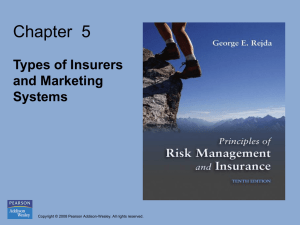 Types of Insurers and Marketing System