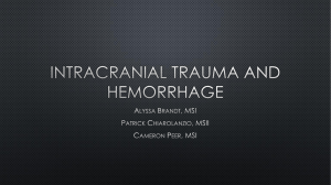 PULSE LECTURE_Nov 2_Intracranial Trauma and