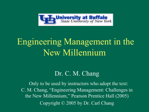 Chapter 7 Engineering Management in The New Millennium