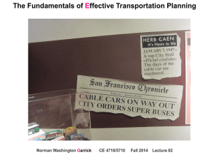 2014 Lecture 02 Transportation Planning Foundation