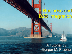 E-Business and B2B Integration