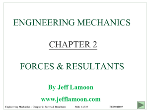 Engineering Mechanics CHAPTER 2