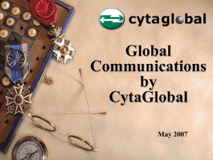 Global Communications by Cytaglobal