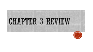 Chapter 3 review - Campbell County Schools