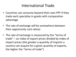 The Importance of International Trade