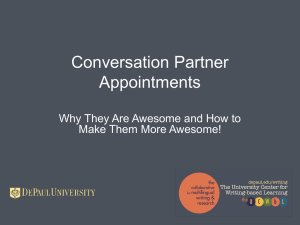 Conversation as a Tool: How to Make Conversation Count in your