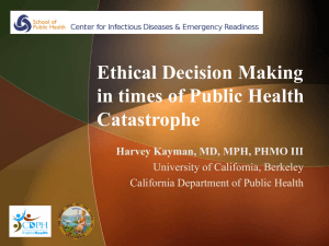 Presentation - Northwest Center for Public Health Practice
