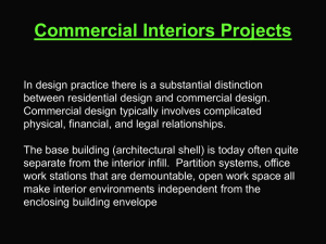 lecture 1: commercial interior design practice