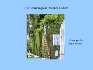 The cosmological distance ladder