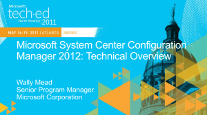 SIM352: Microsoft System Center Configuration Manager 2012