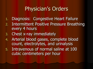 Physician's Orders