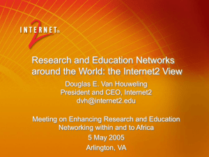 Research and Education Networks around the World
