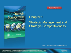 Strategic Management 11e