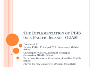 The Implementation of PBIS in a Pacific Island
