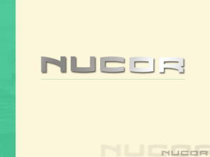 Nucor Overview - Corporate-ir