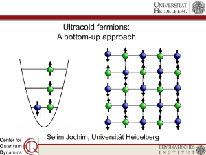 Ultracold fermions: a bottom
