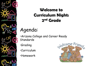 K-5 Curriculum Night - Higley Unified School District