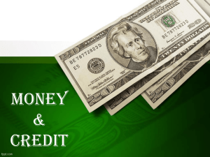 Money & Credit - WordPress.com