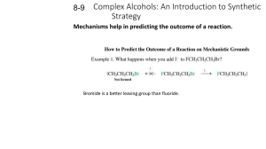 Complex Alcohols: An Introduction to Synthetic Strategy
