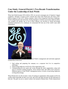 Case Study: General Electric's Two-Decade